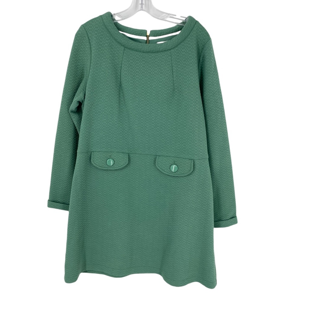 Boden Mint Long Sleeve Dress - Picture 2 of 5